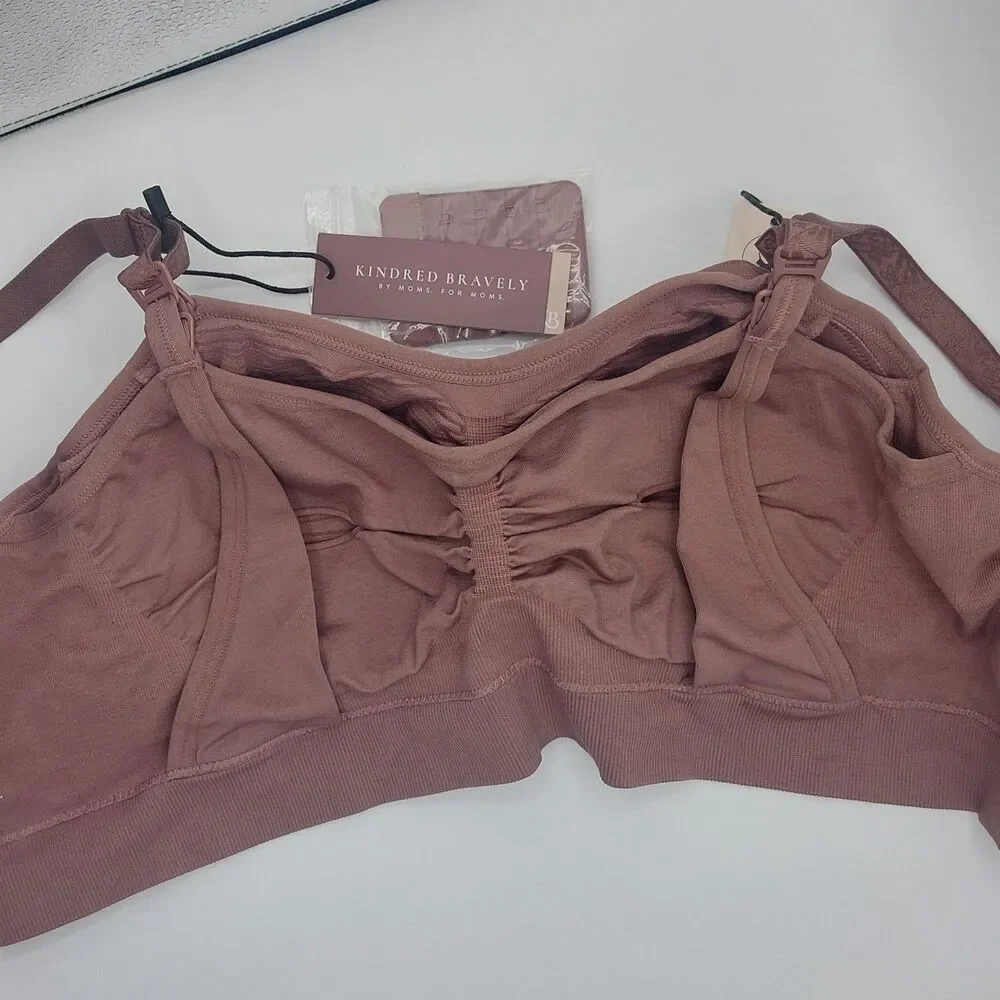 Kindred Bravely Sublime Hands-Free Pumping Nursing Bra Size Large Twilight NEW!